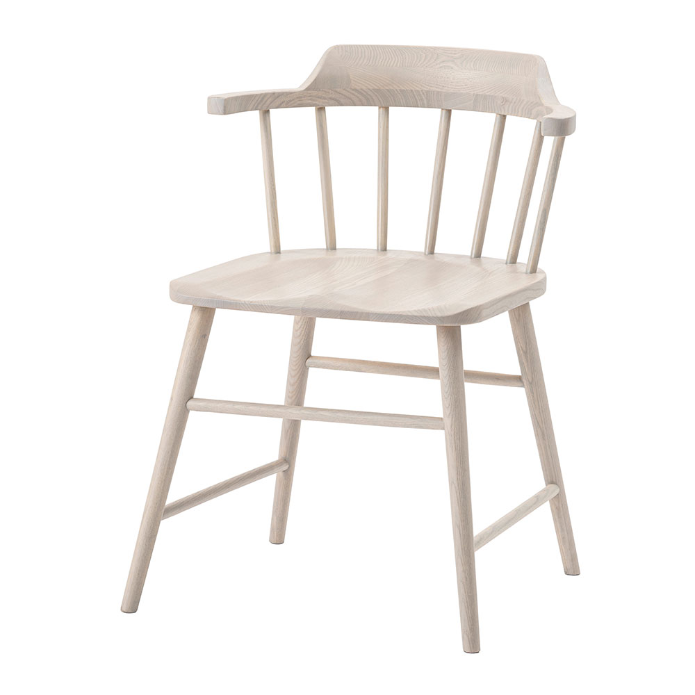 ダイニングチェア 座面高44cm 椅子 おしゃれ 食卓 イス ウィンザーチェア 北欧 肘付き 木製 リビング 1脚 完成品 いす 背もたれ モダン ナチュラル form 東谷 | 東谷 | 04