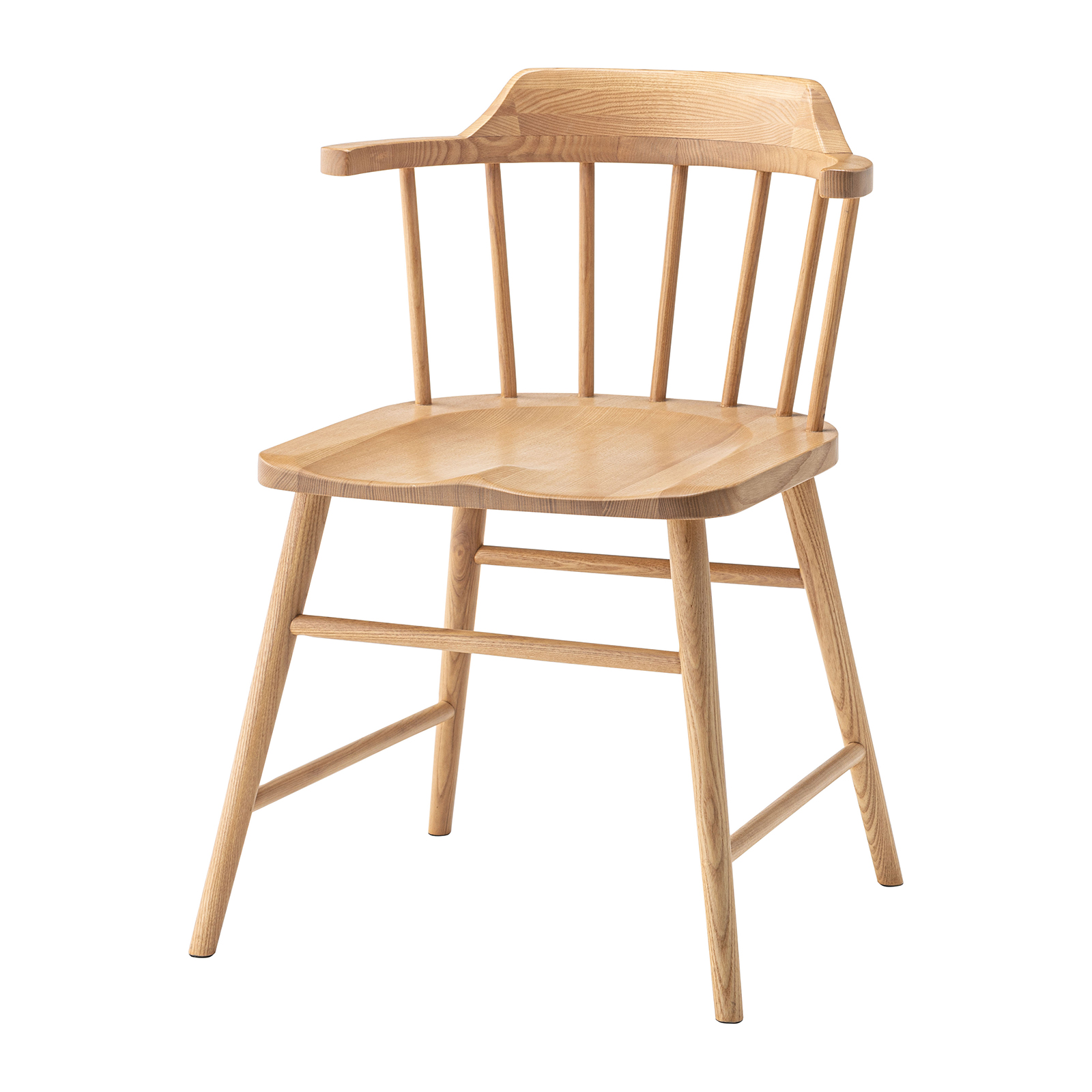 ダイニングチェア 座面高44cm 椅子 おしゃれ 食卓 イス ウィンザーチェア 北欧 肘付き 木製 リビング 1脚 完成品 いす 背もたれ モダン ナチュラル form 東谷 | 東谷 | 03