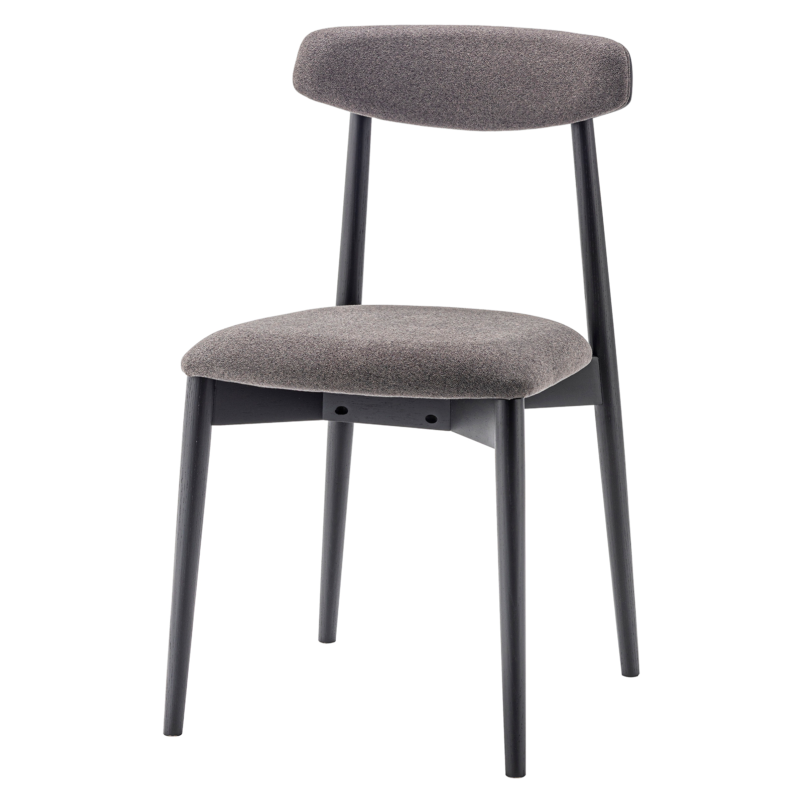 ダイニングチェア 座面高47cm 椅子 おしゃれ 食卓 イス 北欧 木製 リビング 1脚 完成品 いす 背もたれ モダン ナチュラル アームレス ファブリック form 東谷 | 東谷 | 01