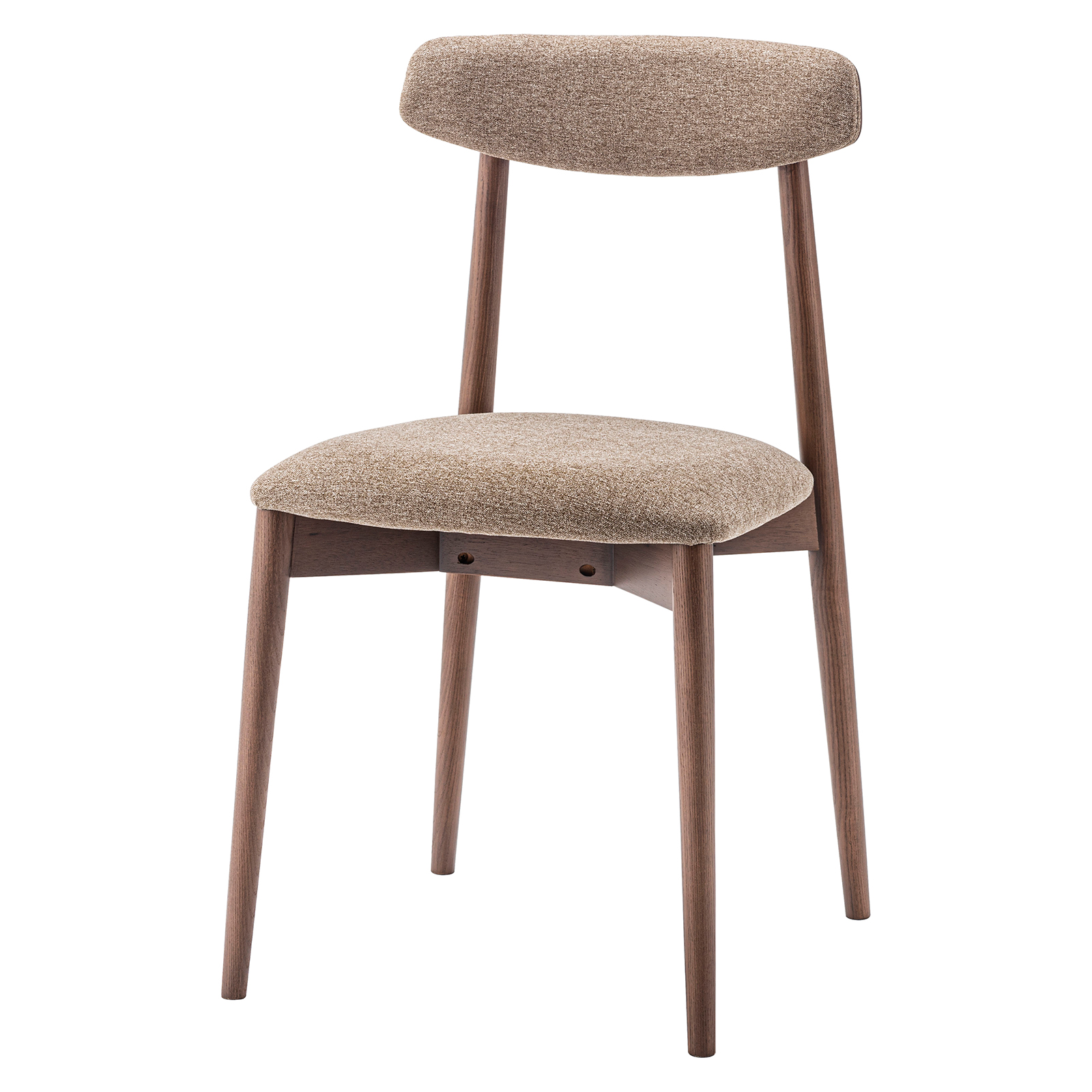 ダイニングチェア 座面高47cm 椅子 おしゃれ 食卓 イス 北欧 木製 リビング 1脚 完成品 いす 背もたれ モダン ナチュラル アームレス ファブリック form 東谷 | 東谷 | 02