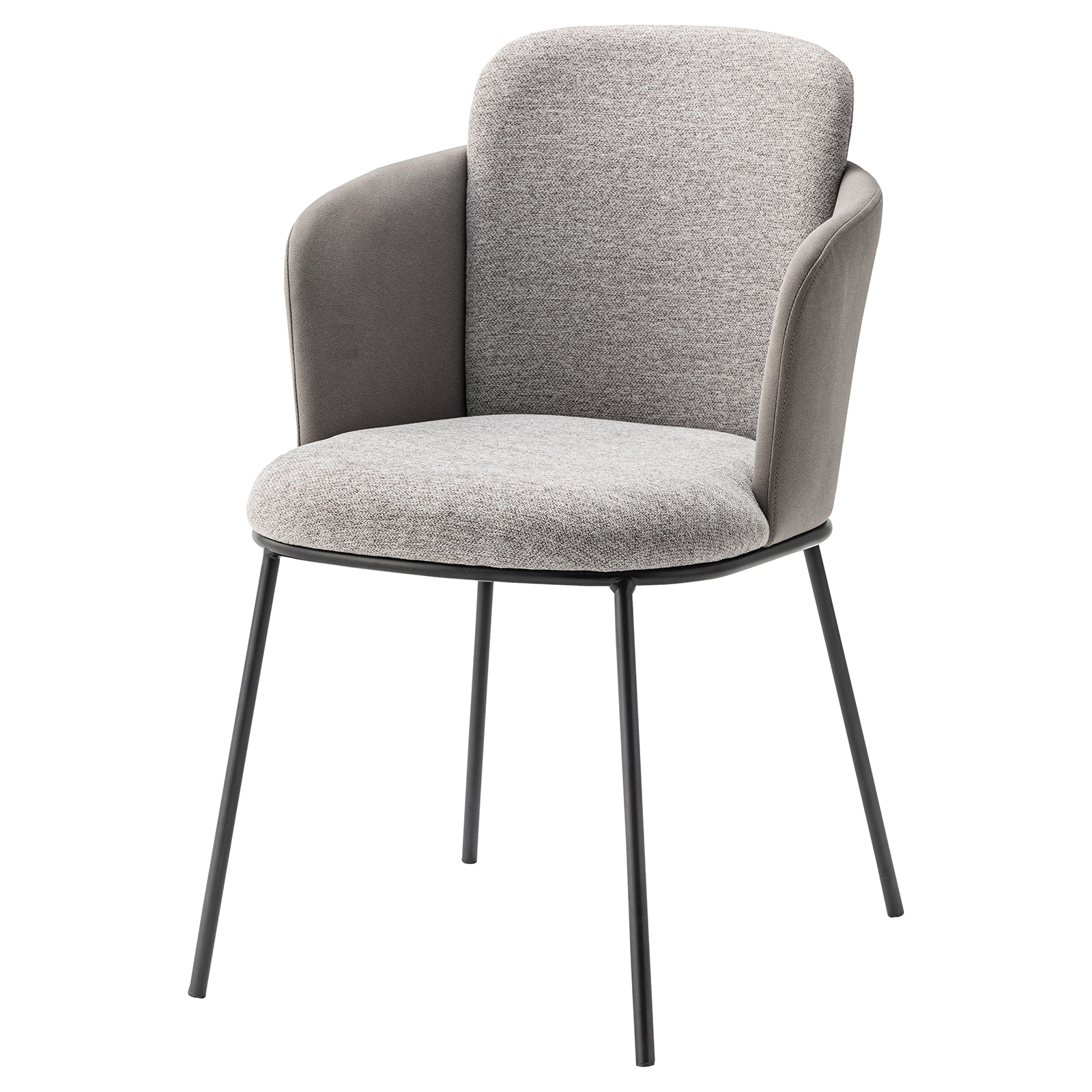 ダイニングチェア 座面高45cm 椅子 おしゃれ 食卓 イス 北欧 リビング 肘付き 肘掛け レザー 1脚 いす  背もたれ アイアン モダン ベージュ グレー form 東谷 | 東谷 | 02