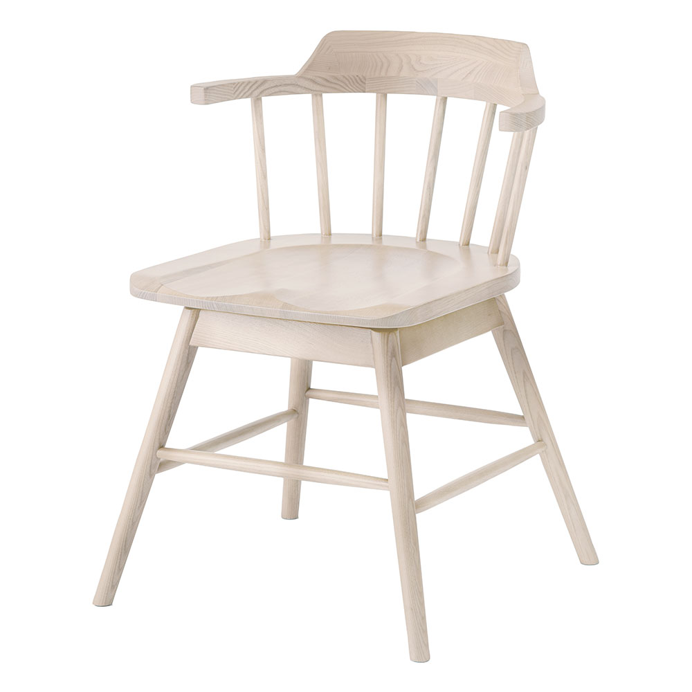 ダイニングチェア 座面高43cm 回転 おしゃれ 食卓 イス ウィンザーチェア 北欧 肘付き 木製 リビング 回転式 肘掛け 1脚 いす 背もたれ モダン form 東谷 | 東谷 | 04