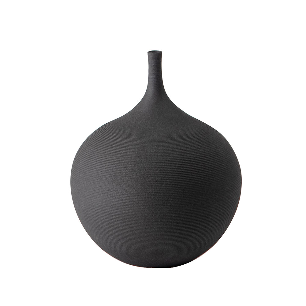 花瓶 フラワーベース 一輪挿し おしゃれ 陶器 インテリア 小さい かびん 北欧雑貨 モダン シンプル コンパクト ディスプレイ アイボリー ブラック form 東谷 |  | 02