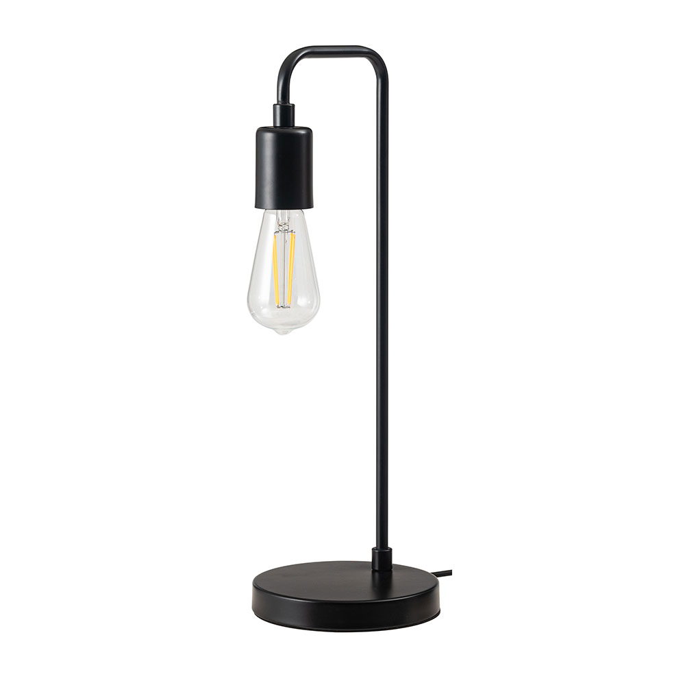 テーブルライト 照明器具 おしゃれ エジソン球 レトロ モダン インダストリアル LED対応 シンプル デスク 勉強机 ゴールド シルバー ブラック 黒 form 東谷 | 東谷 | 01