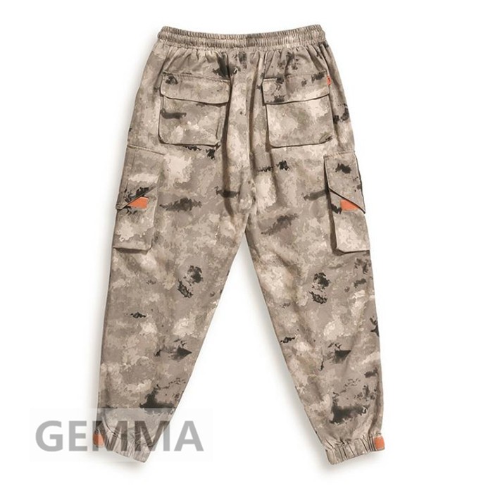 カーゴパンツ メンズ 迷彩柄 ミリタリー ワイドパンツ チノパン カーゴ