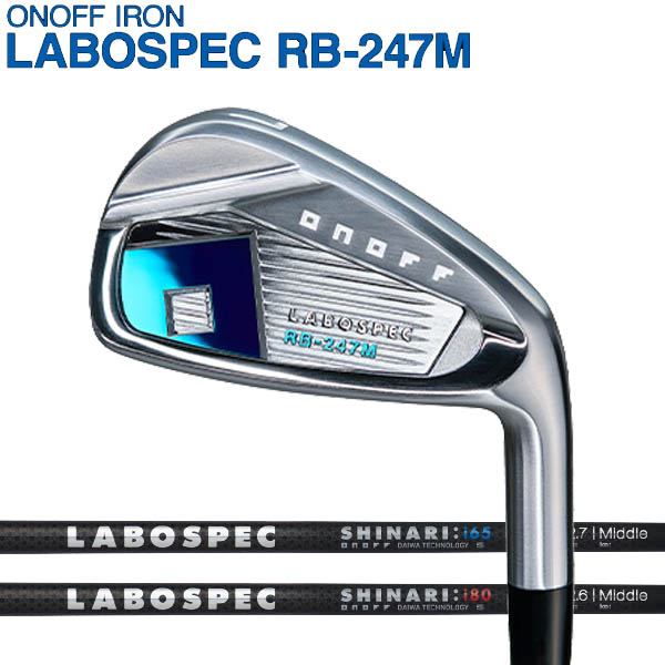 ONOFF（オノフ） ラボスペック RB-247M アイアン 5本セット(#6〜PW