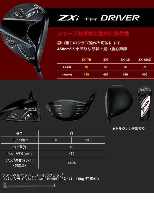 DUNLOP（ダンロップ） スリクソン NEW ZXi ZXi /ZXiTR /ZXi LS /ZXi