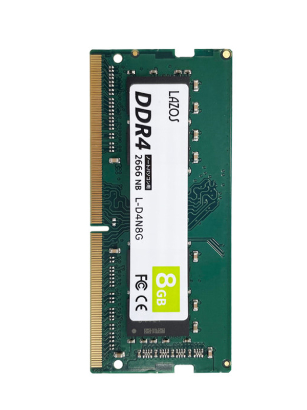 ノートPC用 DDR4 2666 8GB内蔵メモリ 増設メモリ ノートパソコン ミニPC ラップトップPC