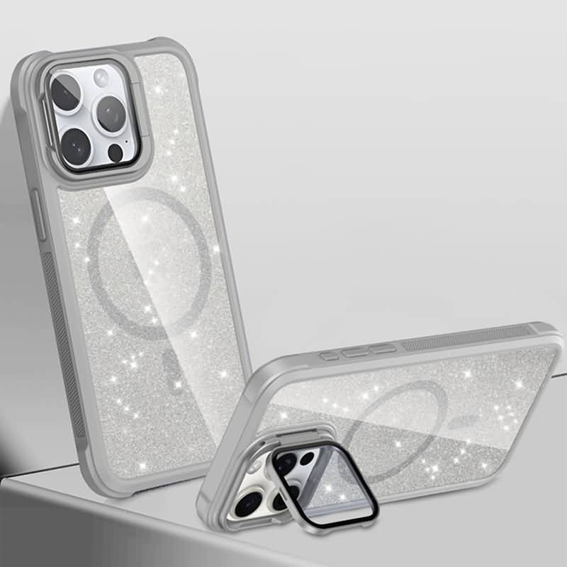 iphone16 iphone16proケース スタンド グリッター ラメ きらきら