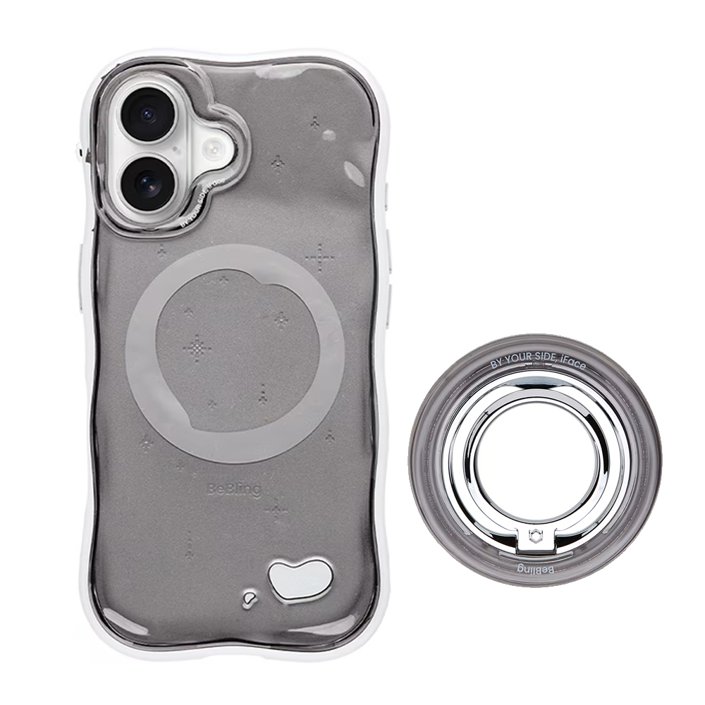 iFace スマホケースとリングの同色セット 並行輸入正規品 BeBling2
