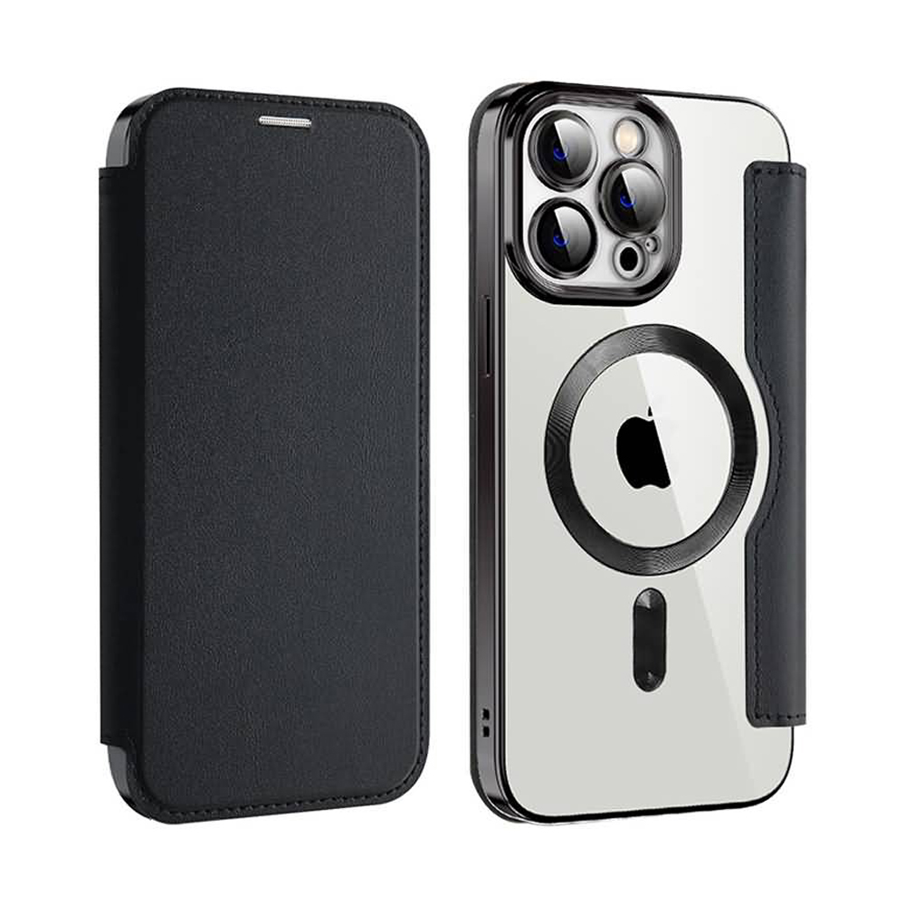 MagSafe対応 レンズカバー付 手帳型ケース カード入れ iphone17 17pro 
