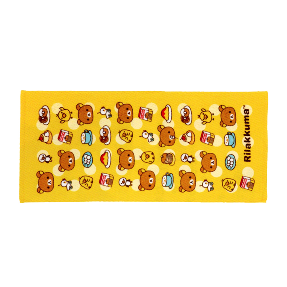 リラックマ フェイスタオル san-x サンエックス かわいい 吸水 りら