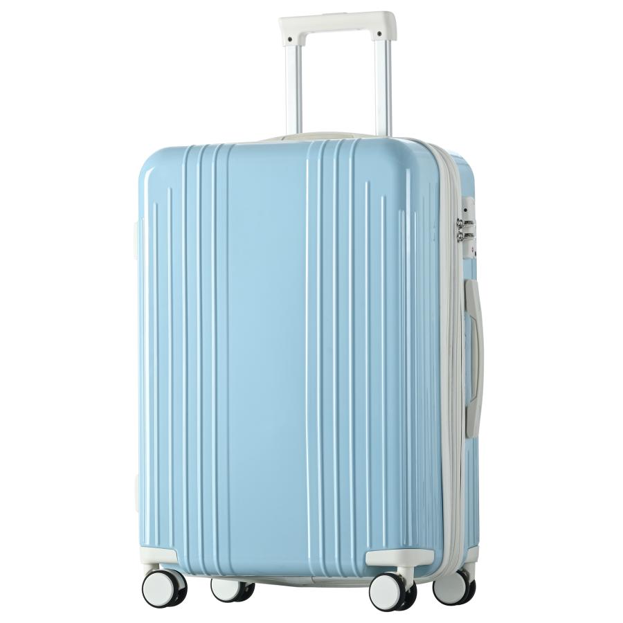 大処分セール スーツケース Lサイズ 7~14泊 キャリーケース 大容量 大型 キャリーバッグ 耐衝撃 360度回転 TSAローク搭載 旅行 ビジネス 出張 海外旅行 suitcase｜four-leafs-shop｜02