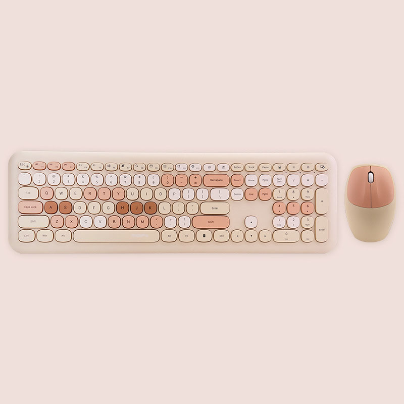 ブルートゥースキーボード マウス セット 9色 タイプライター かわいい 小さめ ワイヤレスキーボード コンパクトキーボード 軽量 Bluetoothキーボード 高性能｜four-leafs-shop｜06