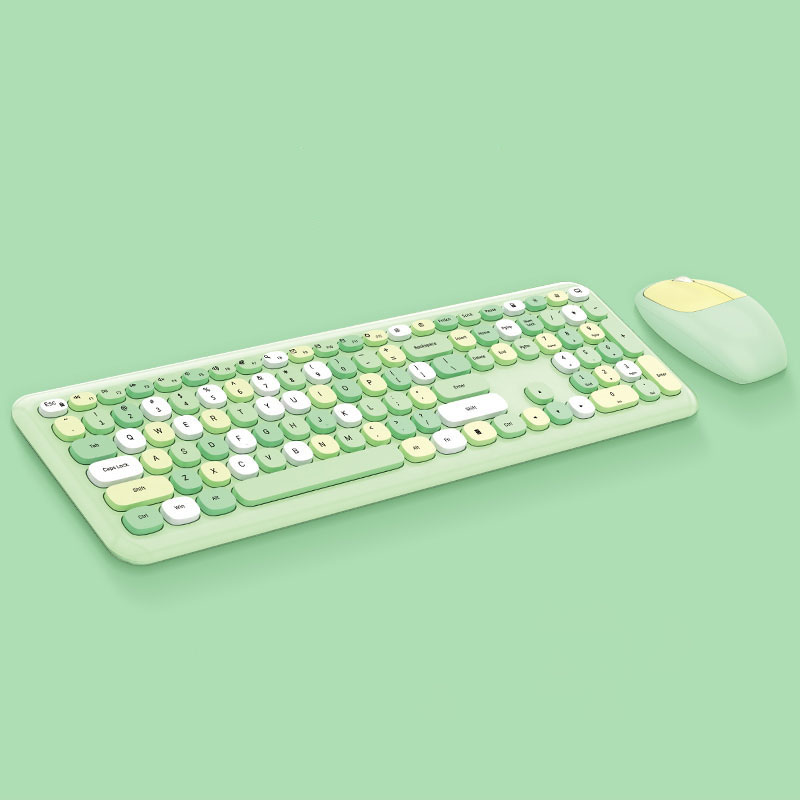 ブルートゥースキーボード マウス セット 9色 タイプライター かわいい 小さめ ワイヤレスキーボード コンパクトキーボード 軽量 Bluetoothキーボード 高性能｜four-leafs-shop｜08