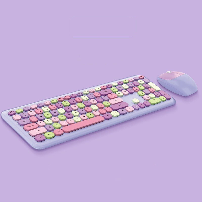 ブルートゥースキーボード マウス セット 9色 タイプライター かわいい