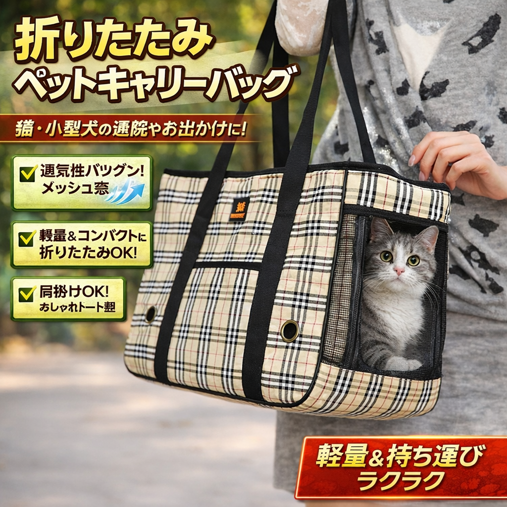 猫 キャリーバッグ おしゃれ ショルダー 折りたたみ ハード 大きめ