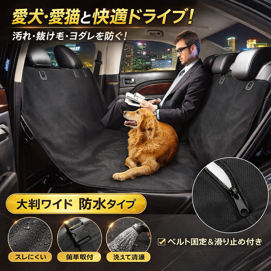 ドライブシート 犬 カバー 車 シートカバー ペットシート カーシート