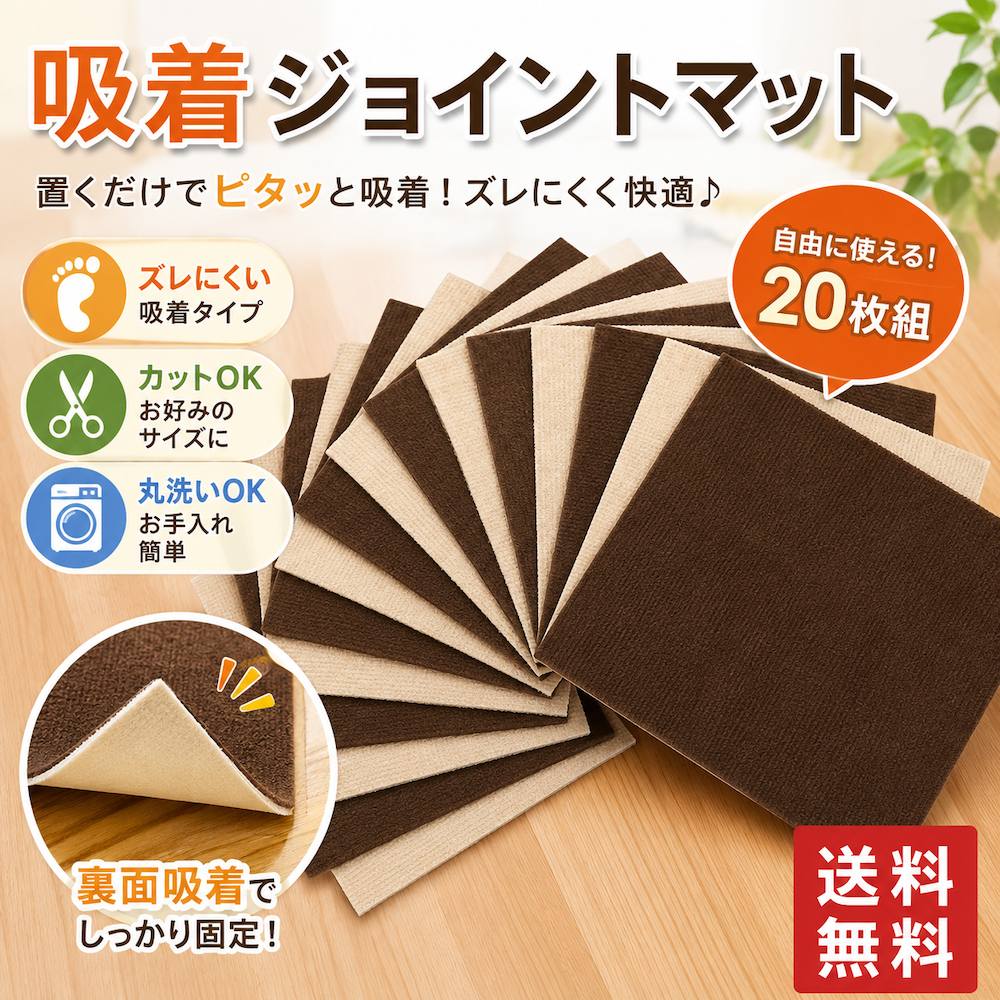 【90枚】新品 タイルカーペット ジョイントマット 防音 洗える タイルマット Amazon.co.jp: タイルカーペット 洗える カーペット ジョイントマット