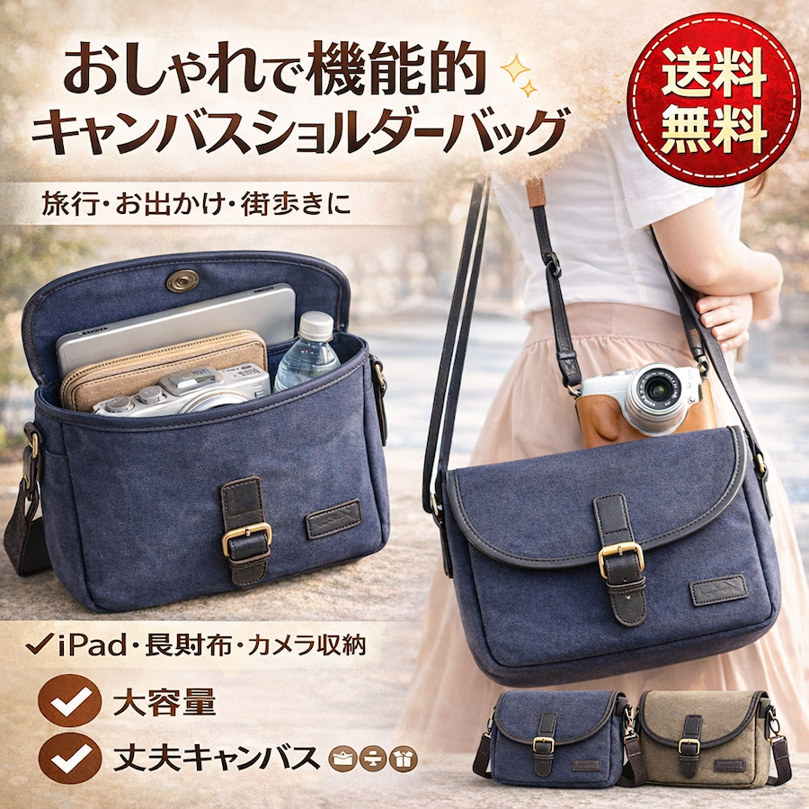 一眼レフカメラ、バック付き 一眼レフ カメラバッグ ショルダー ミラーレス一眼 バッグ 一眼レフ