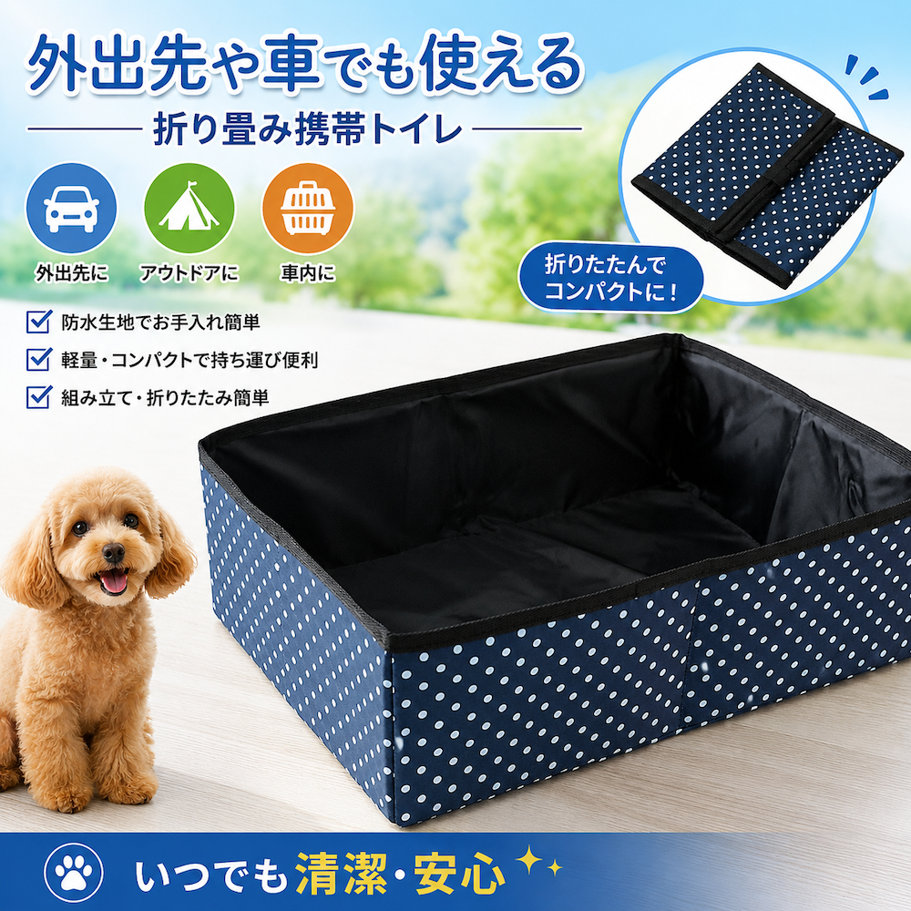 犬用トイレ 犬 トイレ おしゃれ 折りたたみ 携帯 車 猫 防災 非常用 お出掛け