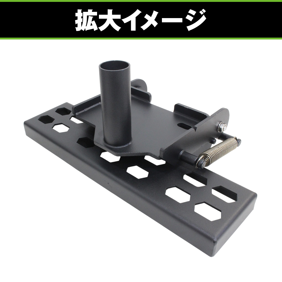 サイドステップ プレート 左右セット ブラック ダイハツ ハイゼット