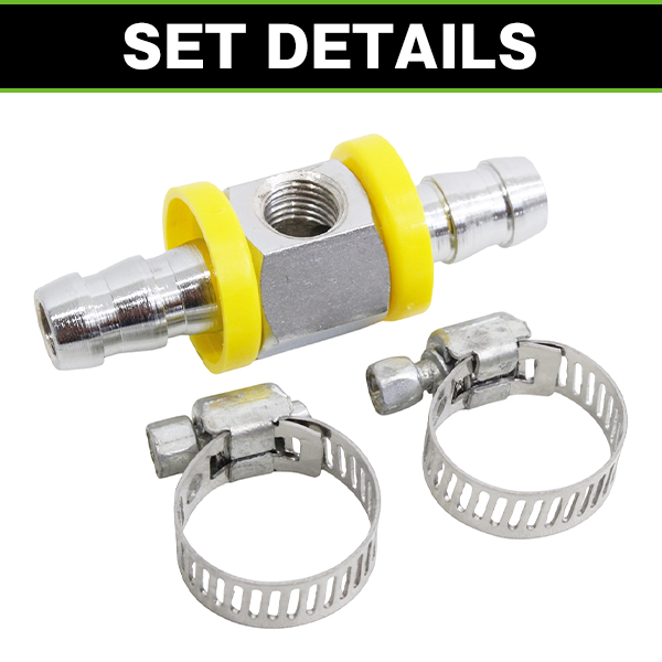 油温センサー 1/8-27NPT ホースニップル 10mm用 デジタル テンプ 油温