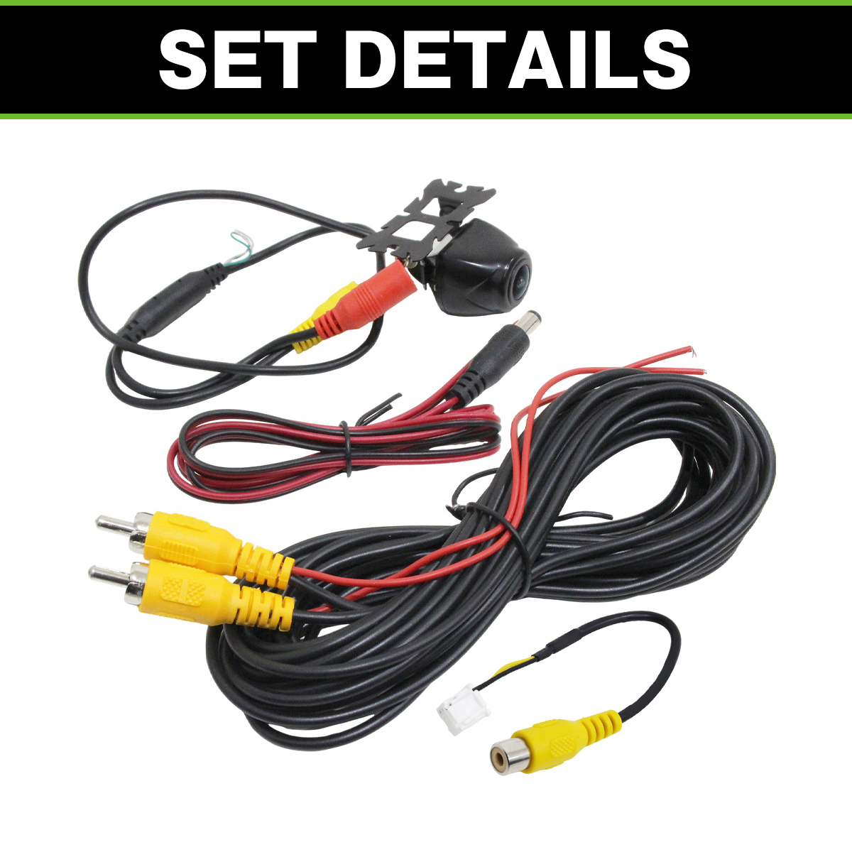バックカメラ ＆ 変換 ハーネス セット ケンウッド KENWOOD MDV-D505BT