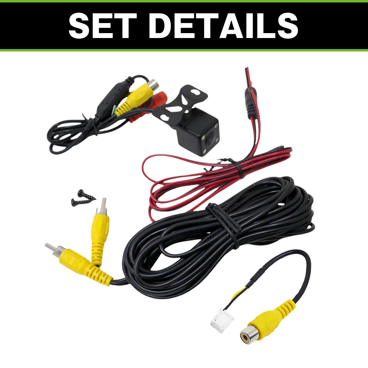 バックカメラ ＆ 変換 ハーネス セット ケンウッド KENWOOD MDV-M705W 