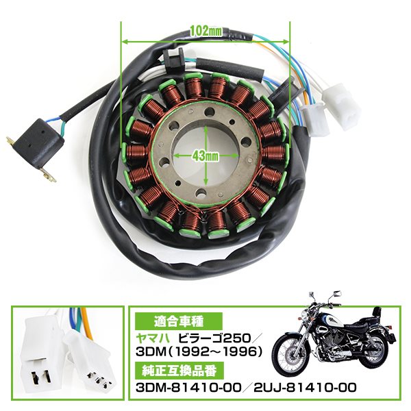 3dm ピストン、シリンダー　ビラーゴ250 ビラーゴ250 XV250 3DM シリンダーキット オーバーホールキット
