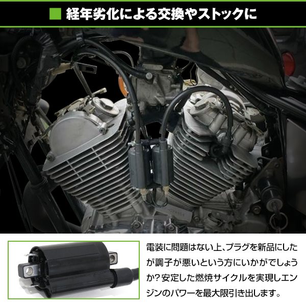 イグニッションコイル ビラーゴ250 3DM ビラーゴ400 TRX800 TRX850