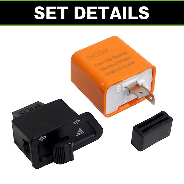 ハザード機能追加キット スーパーカブ110 JA07 ウィンカースイッチ