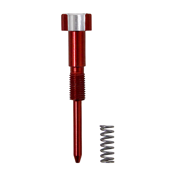 キャブレター エアスクリュー レッド 赤 1本 ケイヒン PWK M6 P0.75