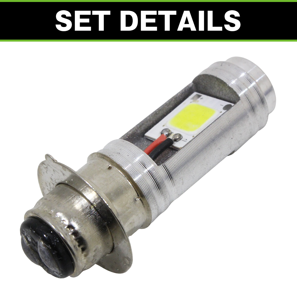 バイク LED ヘッドライト バルブ ph7 ヘッドランプ 1個 12V ジョグ zr