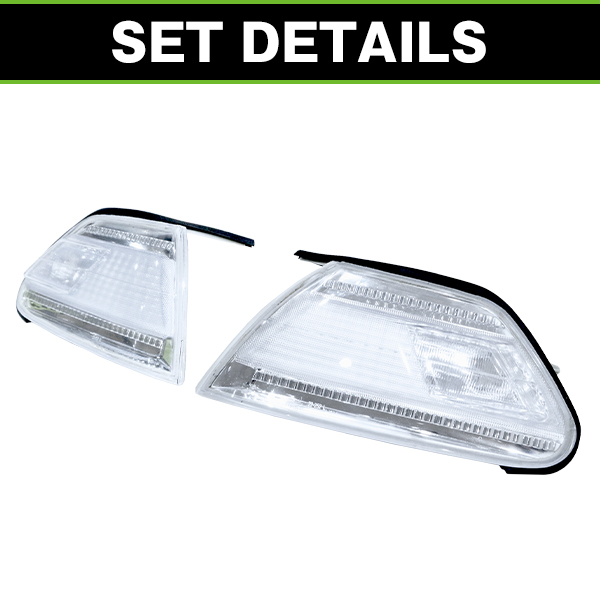 フロント コーナーレンズ 左右セット トヨタ マーク2 JZX100 GX100