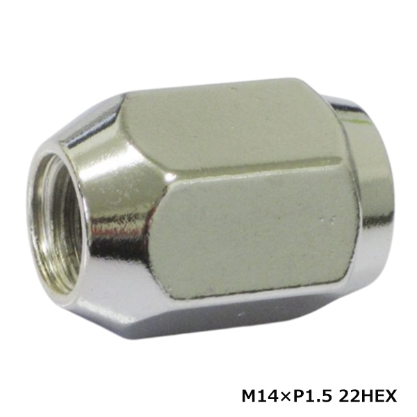 鍛造アルミホイールナット M14×P1.5 首下34mm 60度 1個セット メッキ
