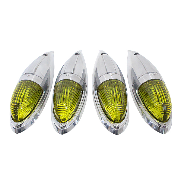 ナマズマーカー ナマズ ランプ イエロー 黄 4個 12V 24V G18 大型車