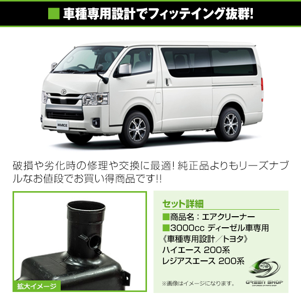 Amazon | TRISTAR'S [ハイエース 200系 ガソリン車用] 純正