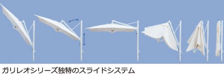ガリレオシリーズ独自のスライドシステム