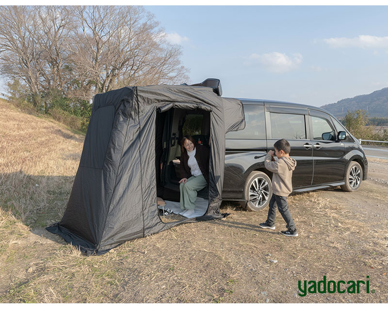 トランクゲートテント＋ 車中泊 キャンプ アウトドア 簡易テント