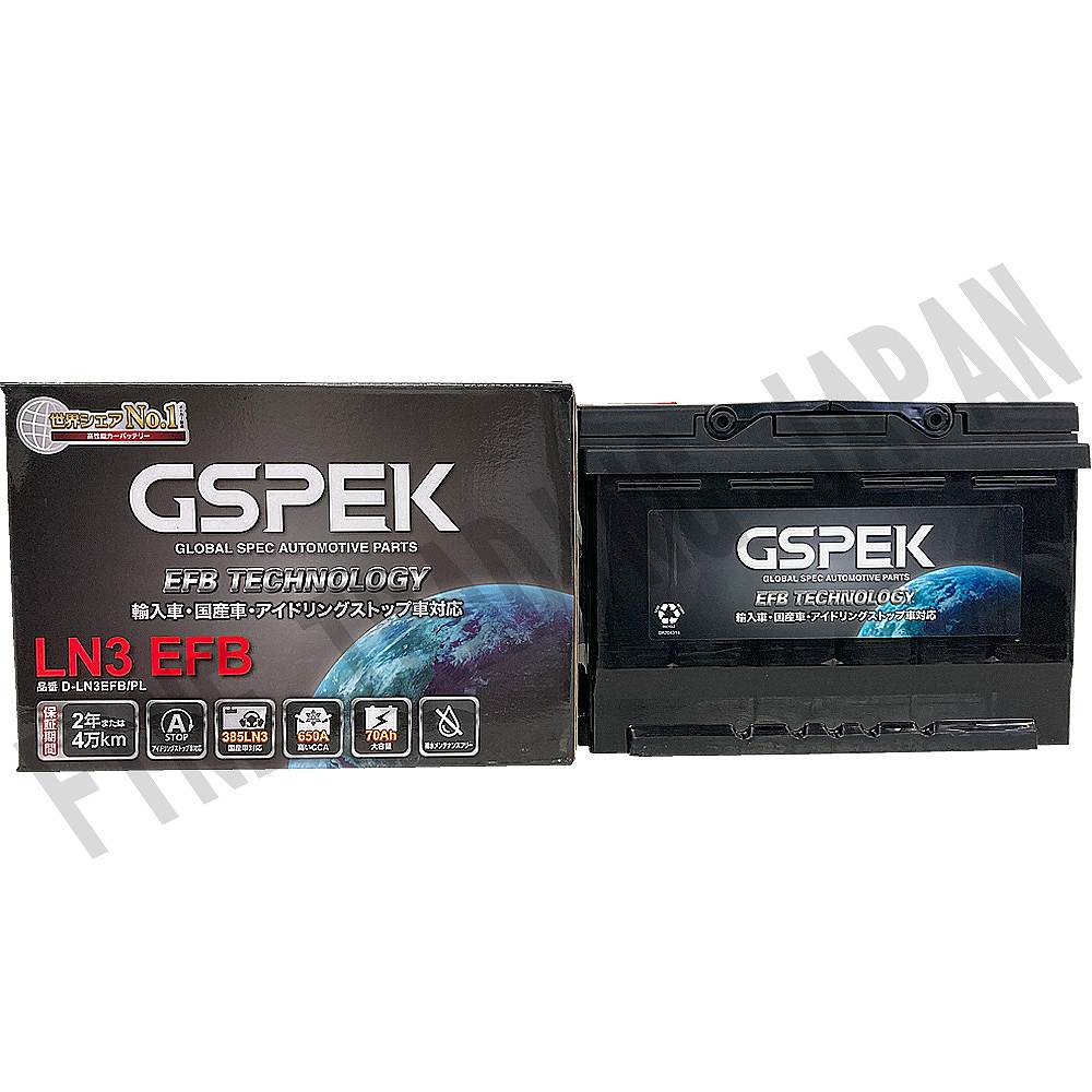 バッテリー GSPEK LN3-EFB 日産 セレナ 5BA-C28 R4/12- D-LN3EFB/PL 【H04006】 |  | 01
