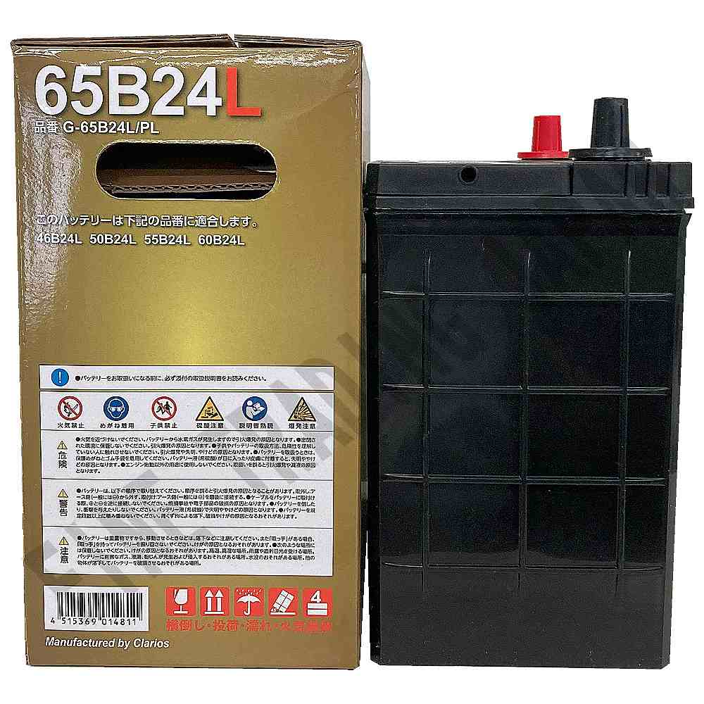 バッテリー GSPEK 65B24L トヨタ ノア CBA-AZR60G H16/8-H17/8 G-65B24L/PL 【H04006】 |  | 02