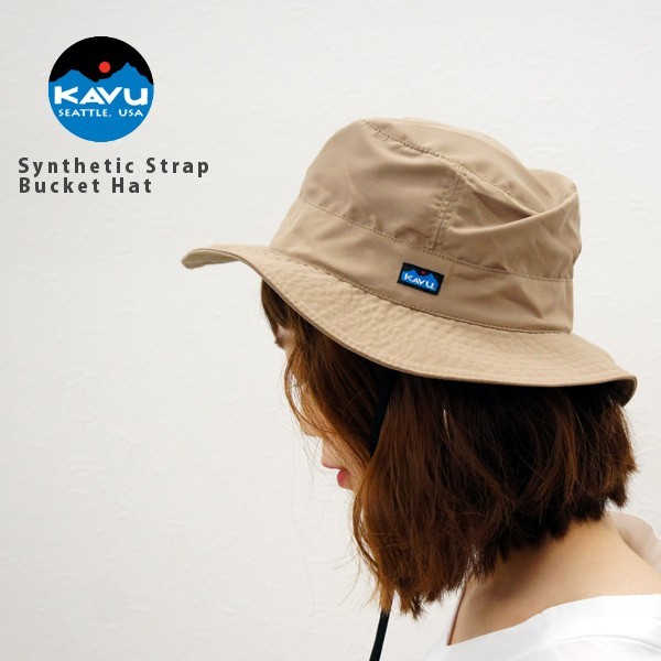 KAVU / カブー Synthetic Strap Bucket Hat/シンセティック