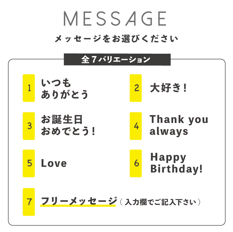 メッセージ