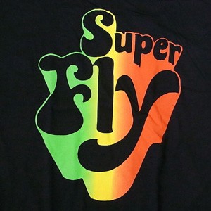 SUPER FLY (スーパー・フライ) 70's LOGO TEE (Tシャツ)