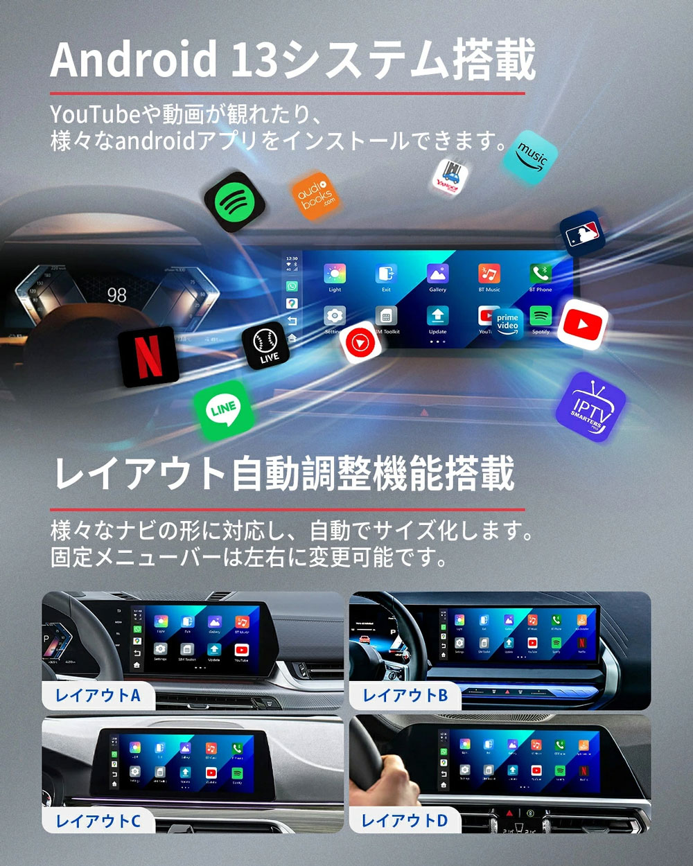 オットキャスト OTTOAIBOX I3 PCS46-JB2 特典プレゼント付き】正規販売店 Ottocast [ PCS46-JB2-128