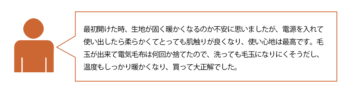 電気毛布 掛け敷き 188×130cm