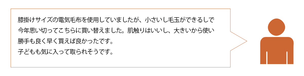 電気毛布 掛け敷き 188×130cm