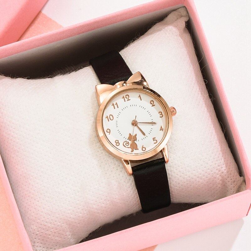 子供の時計 女の子 ピンク 赤 白 黒 かわいい 時計 腕時計｜freakout｜02