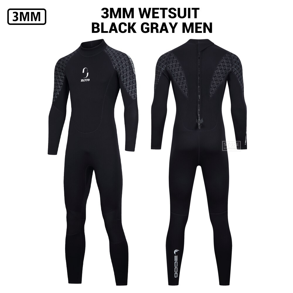 公式オンラインストア 3MM Neoprene Wetsuit Men Surf ZCCO Diving Suit Underwater  Kitesurf Fishing Spearfishing Equipment Clothing Wet Suit Equipment 